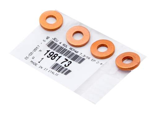 PODKŁADKI  WTRYSKIWACZY 1.6 HDI 2.4MM KOMPLET 4 SZTUKI 