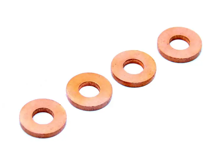 PODKŁADKI  WTRYSKIWACZY 1.6 HDI 2.4MM KOMPLET 4 SZTUKI  3